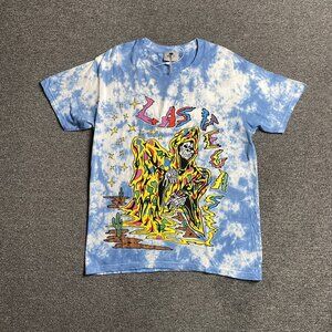 Warren Lotas Cool Tie Dye Skull Themed T Shirt